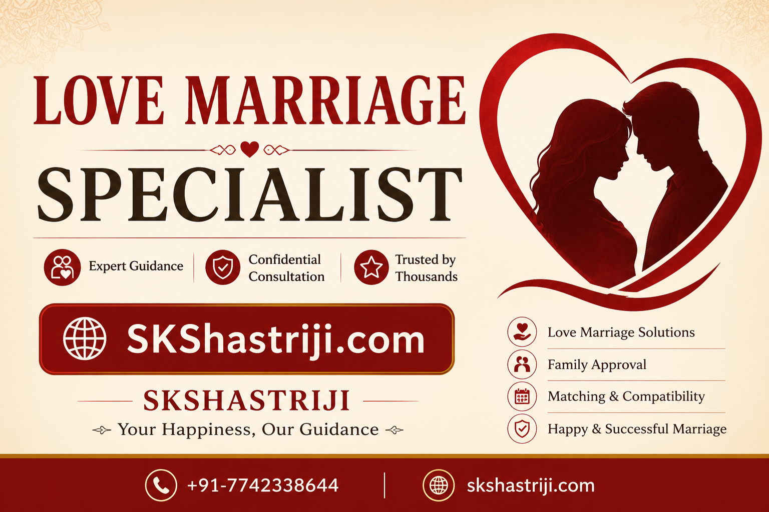 trusted-love-marriage-specialist | Astrologer SK Shastri Ji